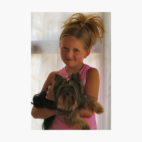 Jennifer with Tara Photographic Print