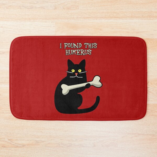 Item preview, I found this humerus (black cat) dad joke designed and sold by SolidEarthArt.