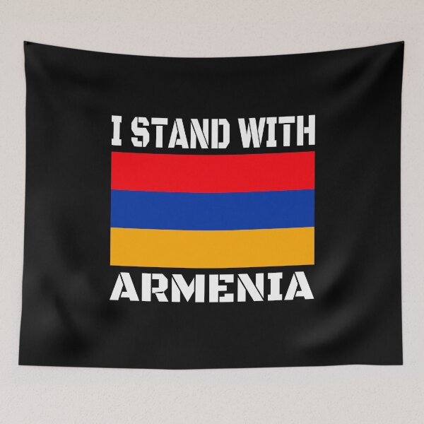 Item preview, I Stand With Armenia Flag designed and sold by MagicBoutique.