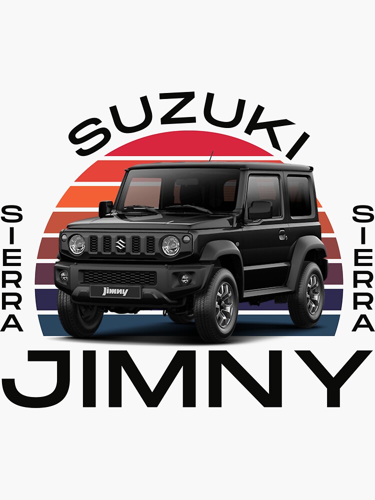 Pegatina «suzuki jimny sierra retro» de Off-RoadCars | Redbubble