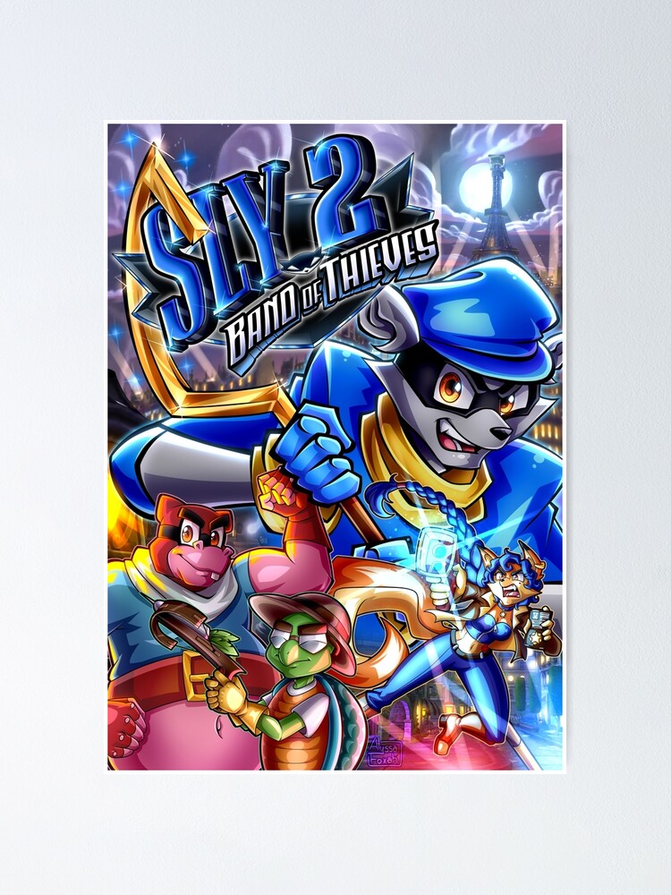 Sly Cooper 2 Band of Thieves Poster for Sale by AlyssaFoxah