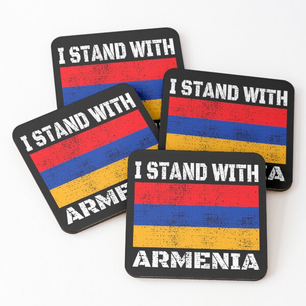 Item preview, I Stand With Armenia Flag designed and sold by MagicBoutique.