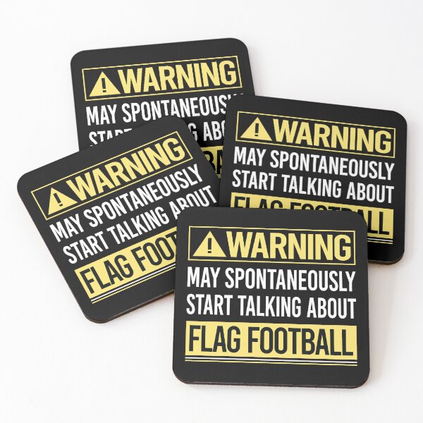 Item preview, Warning About Flag Football designed and sold by WrightTrouble.