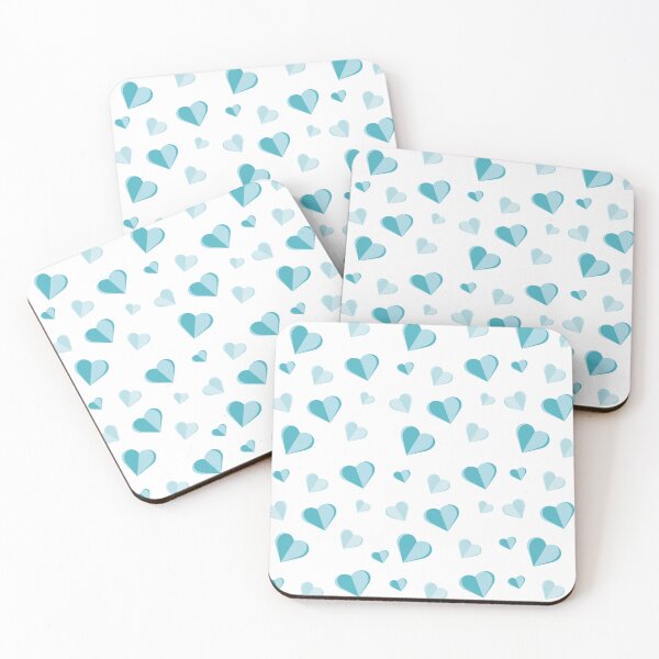 Item preview,  Pattern of blue hearts designed and sold by IrinaCuteLab.