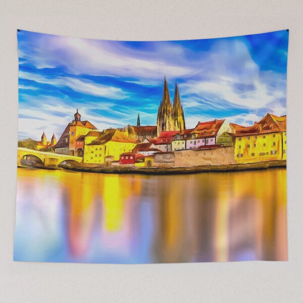 Item preview, Regensburg (Painting) designed and sold by cmphotographs.