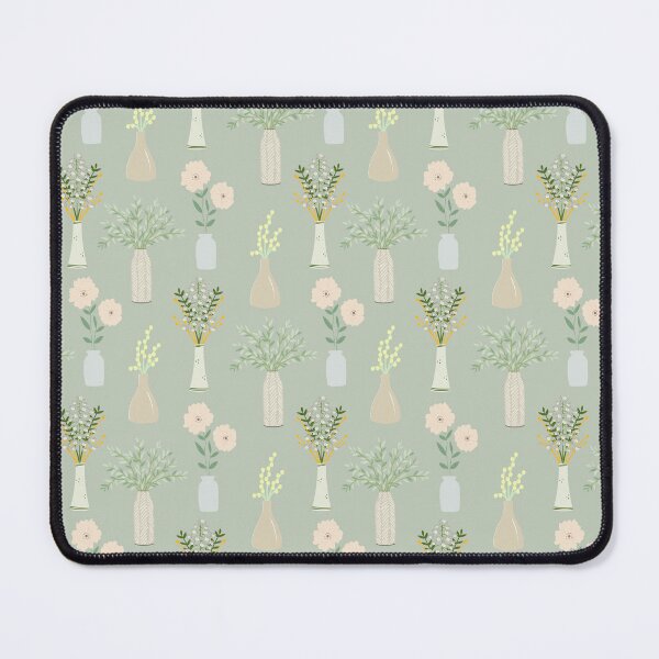Item preview, flower vases pastel green designed and sold by SoulSavvy Prints.