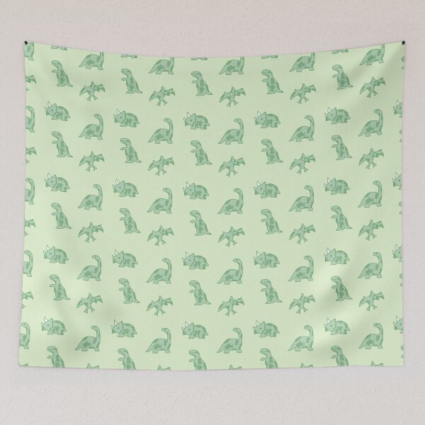 Item preview, Green Dinosaur pattern for kids designed and sold by CocoCat38.
