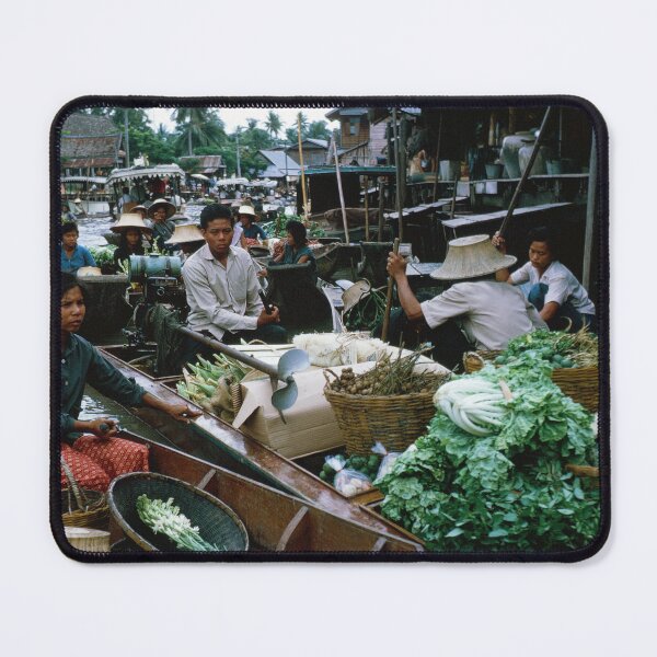 Item preview, 1960 - River Merchants Selling Vegetables on The Chao Phraya River, Bangkok, Thailand designed and sold by thatwaslife.