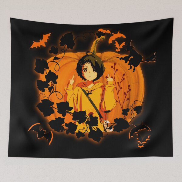 Item preview, Fuck off Halloween 2022 pumpkin head anime designed and sold by Anime-but-black.