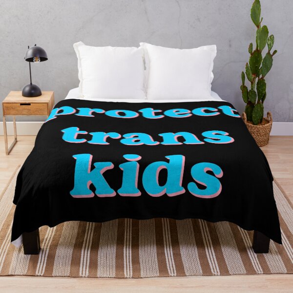 Item preview, protect trans kids (blue) designed and sold by tessa-stark.