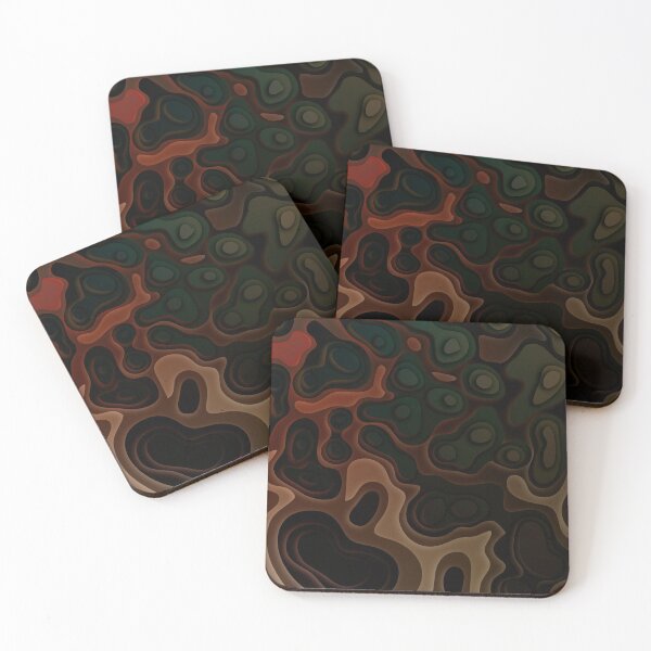 Item preview, Abstract Topographic Map,  Topographic designed and sold by The Design KAD.