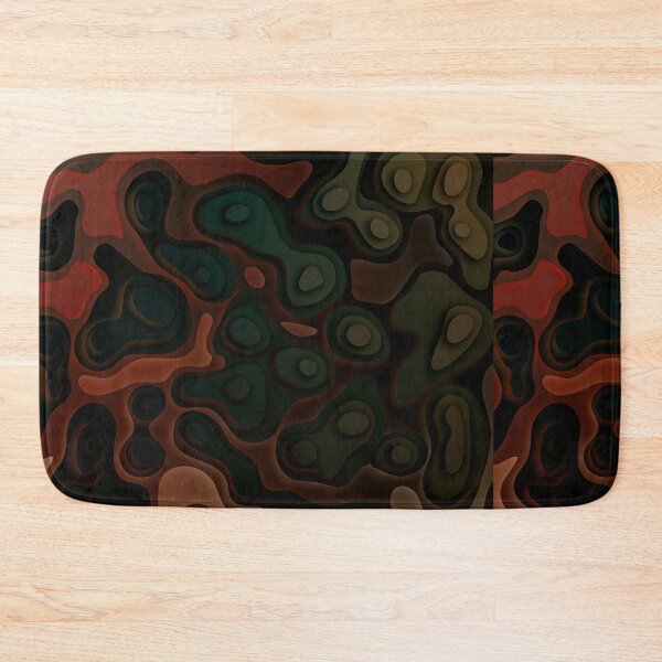 Item preview, Abstract Topographic Map,  Topographic designed and sold by The Design KAD.