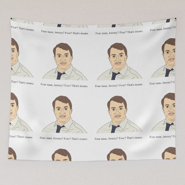 Item preview, Mark Corrigan | Four naan, Jeremy? Four? That's insane designed and sold by tommytyrer.