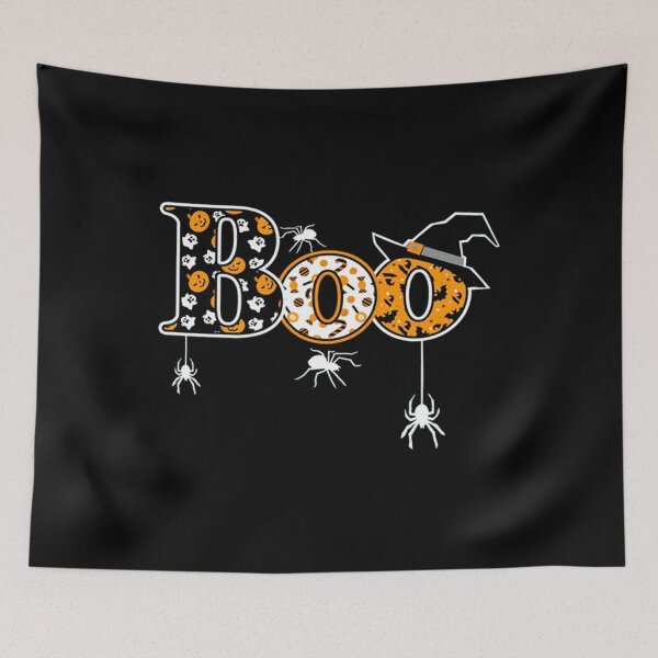 Item preview, Funny Halloween With Spiders And Witch Hat Boo Cute designed and sold by BufFord71.