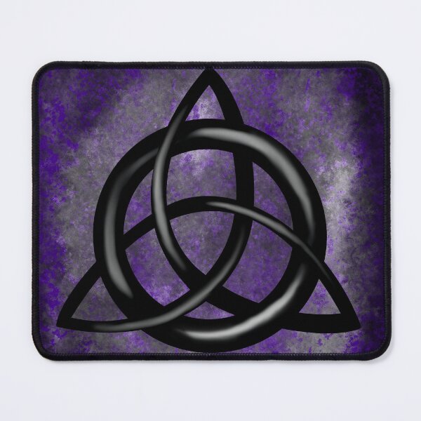 Item preview, Celtic knot on purple background designed and sold by Kcinnik.