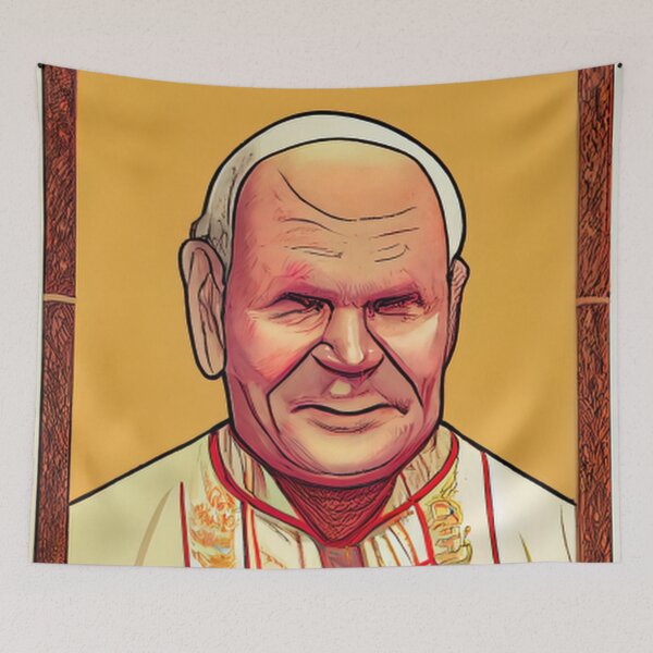 Item preview, Pope John Paul II | Comics Style designed and sold by ComicsFactory.