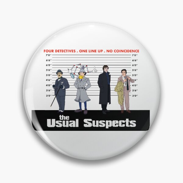 Item preview, Usual detectives  designed and sold by SickNoteLondon.