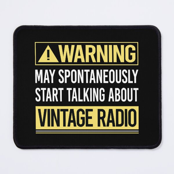 Item preview, Warning About Vintage Radio designed and sold by WrightTrouble.