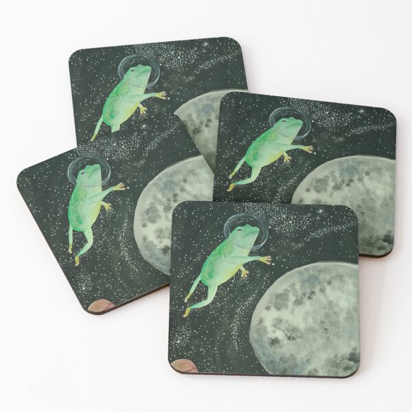 Item preview, Flying frog in space designed and sold by Anniek Meyden.