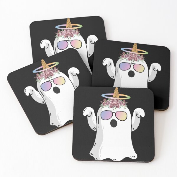Artikelvorschau, Niedliche Geisterblumenkronen-Einhorn-Sonnenbrille färbte Halloween entworfen und verkauft von Mac Store.