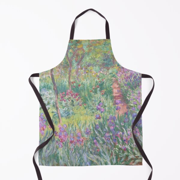 Item preview, Garden with Irises - Famous Claude Monet Painting designed and sold by EcoArtLab.