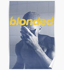 Blue Frank blonded Poster