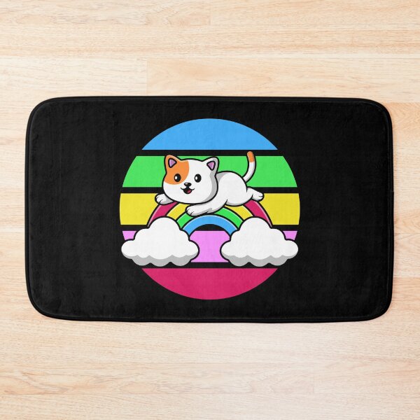 Item preview, Little Cat on Rainbow - Kids designed and sold by Rev-Style.