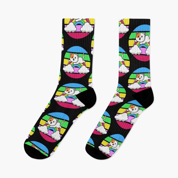 Item preview, Little Cat on Rainbow - Kids designed and sold by Rev-Style.