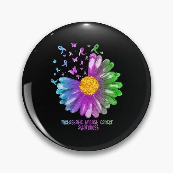 Item preview, Daisy Butterfly Metastatic Breast Cancer Awareness designed and sold by Leonor Larson.