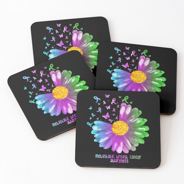 Item preview, Daisy Butterfly Metastatic Breast Cancer Awareness designed and sold by Leonor Larson.