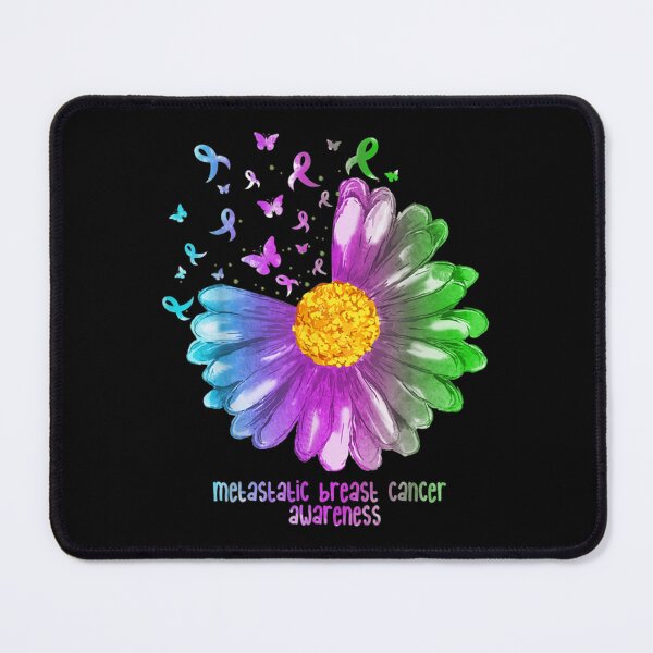 Item preview, Daisy Butterfly Metastatic Breast Cancer Awareness designed and sold by Leonor Larson.