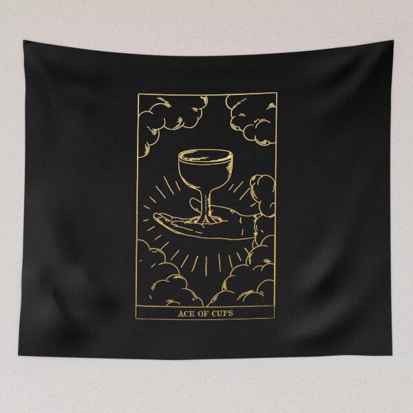 Item preview, Ace Of Cups - Tarot Card Print - Minor Arcana designed and sold by Annalee Beer.