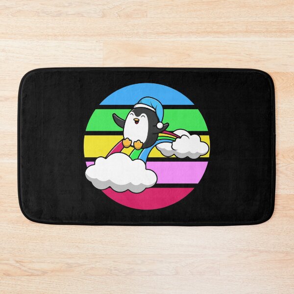 Item preview, Little penguin slides on rainbow designed and sold by Rev-Style.