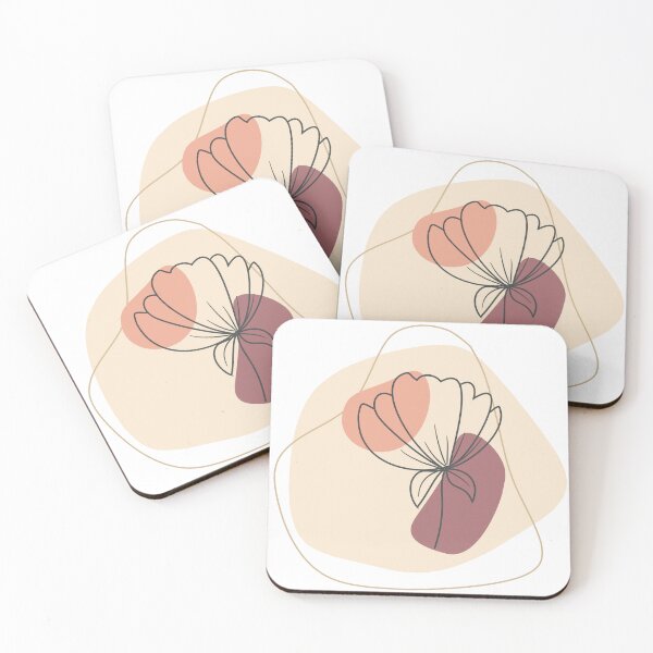 Item preview, Modern abstract Boho flower designed and sold by Zara Art House.