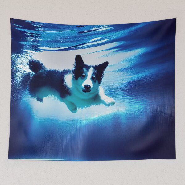 Artikelvorschau, corgi diver entworfen und verkauft von Aliveforfun.