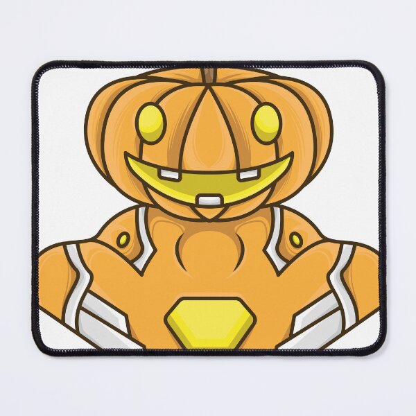 Item preview, cyborg pumpkin cartoon hellowen designed and sold by satriyanto.
