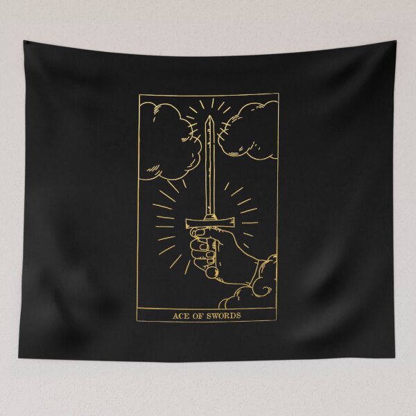 Item preview, Ace Of Swords - Tarot Card Print - Minor Arcana designed and sold by Annalee Beer.