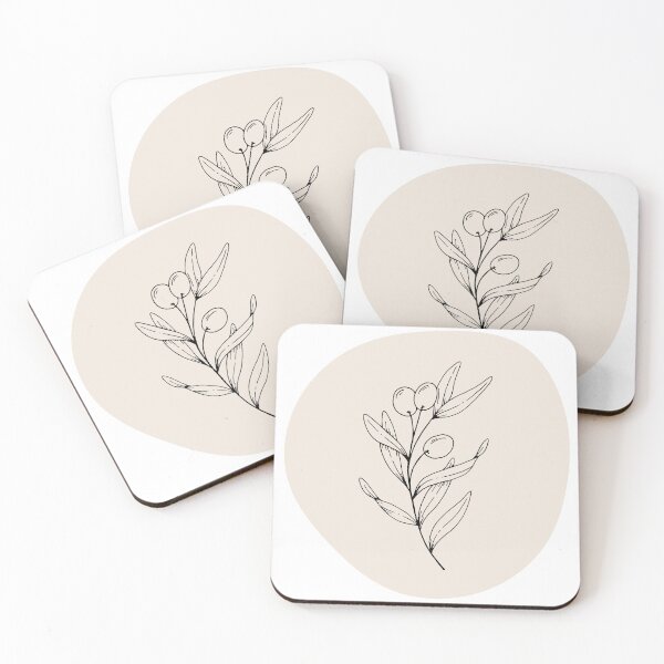 Item preview, Olive branch abstract designed and sold by Zara Art House.
