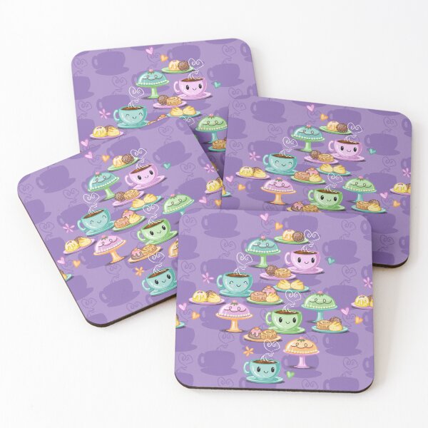 Item preview, Treat Yourself Coffee Break Pattern designed and sold by ElephantShoe.