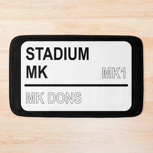 Item preview, Stadium MK Football Sign designed and sold by BlockyB.