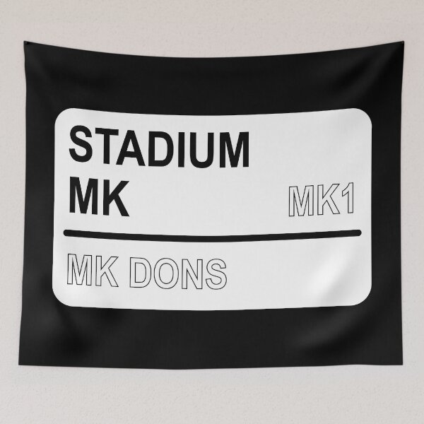 Item preview, Stadium MK Football Sign designed and sold by BlockyB.