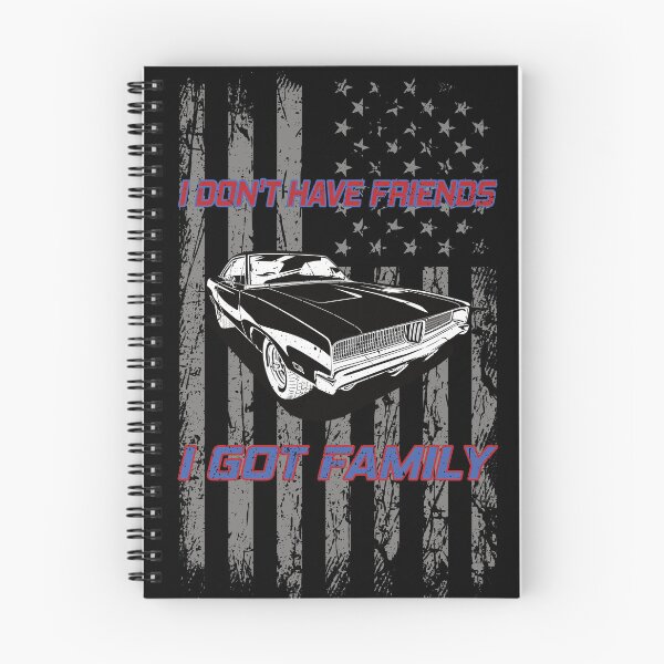 Item preview, I don't have friends, I have family - Charger on American flag in grunge design designed and sold by Dirk4171.