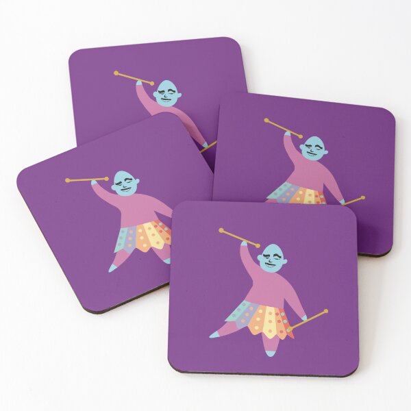 Item preview, Fabulous Baton Twirler with bronze batons and purple background designed and sold by SubtleSplit.