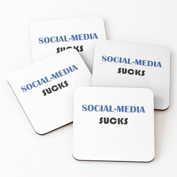 Item preview, Social media sucks designed and sold by Moussceo.