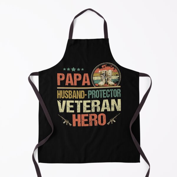 Item preview, Papa Husband Protector Veteran Hero Grandpa Fathers Day Gift Retro Dad Papa Idea designed and sold by Simeon Dorelus.