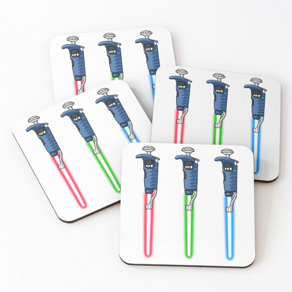 Item preview, Biology pipette RGB set (pipesabers) designed and sold by Science Lab Designs.