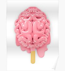 Popsicle brain melting Poster