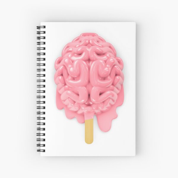 Fusión cerebral de paletas Cuaderno de espiral