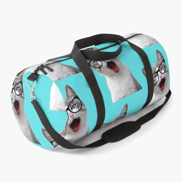 Item preview, Funny cute cat with black  glasses designed and sold by Cloofur.