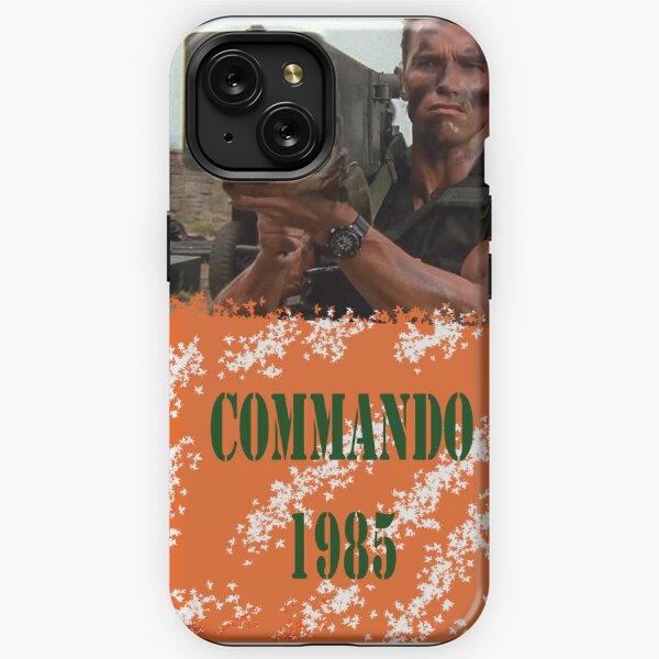 Arnold Schwarzenegger Commando Phone Case for iPhone 15 Pro Max Magsafe iPhone  14 Pro Max 13 Pro Mini 12 11 Funny Rocket Launcher Men 